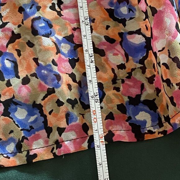 Pink Babydoll Sheer Short sleeve Button Up Size Large - Picture 5 of 10